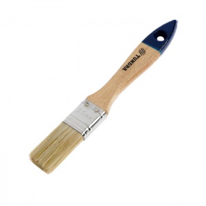 Кисть плоская  1" (25мм) TUNDRA натуральная щетина.деревянная ручка 