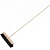 Щетка ЗУБР уличная деревянная с ручкой, волокно 90мм, ПЭТ, 140см, 40x7см_P  0,2кг